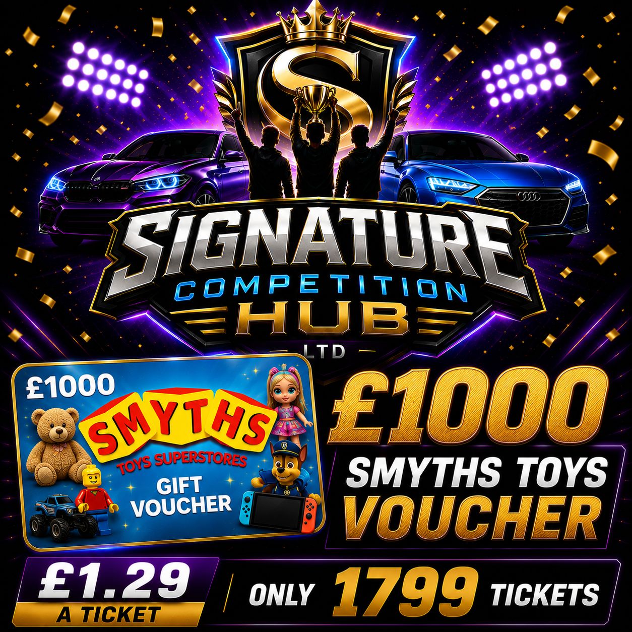 £1,000 Smyths Toys Gift Card Draw