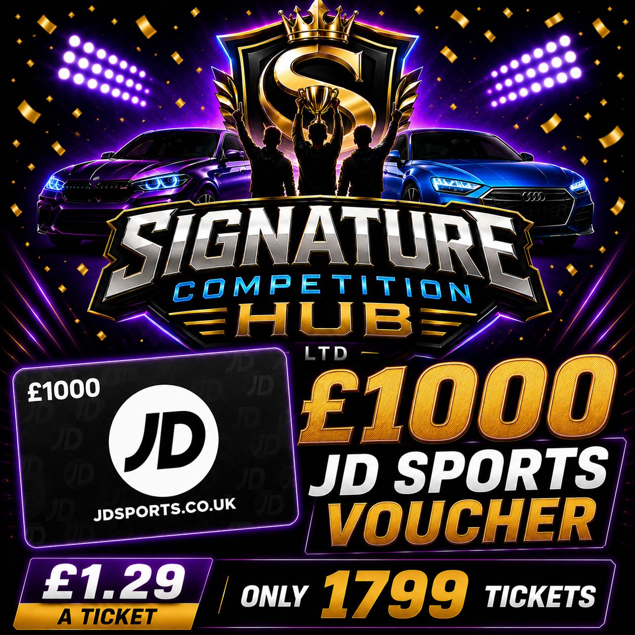 £1,000 JD Sports Gift Card Draw